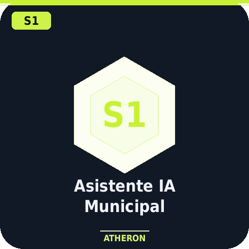 Atheron S1 · Asistente IA Municipal