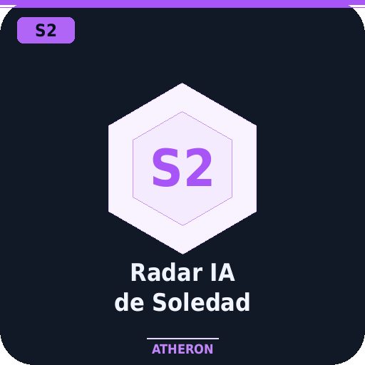 Atheron S2 · Radar IA de Soledad