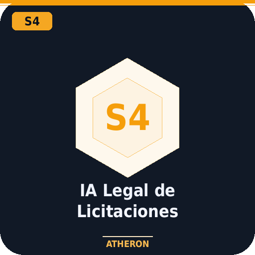 Atheron S4 · IA Legal de Licitaciones